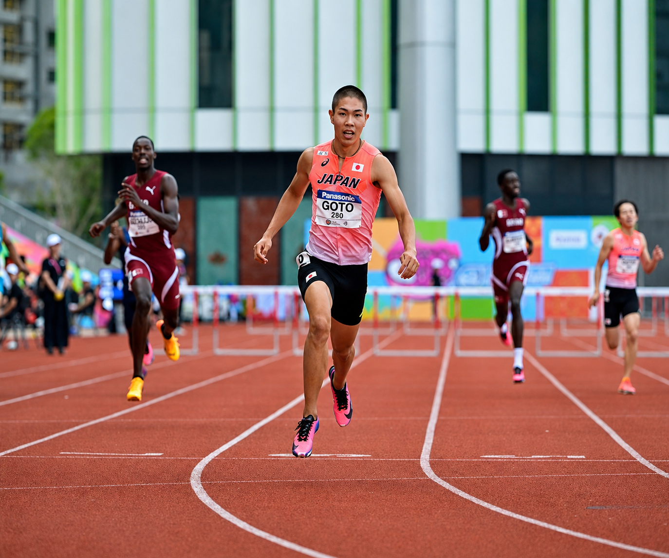 Taiju Goto winning the Asian U20 title in Hong Kong