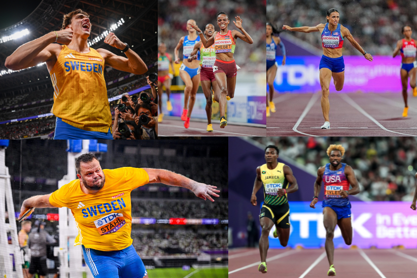 Close finishes, Duplantis world record highlights in Tokyo