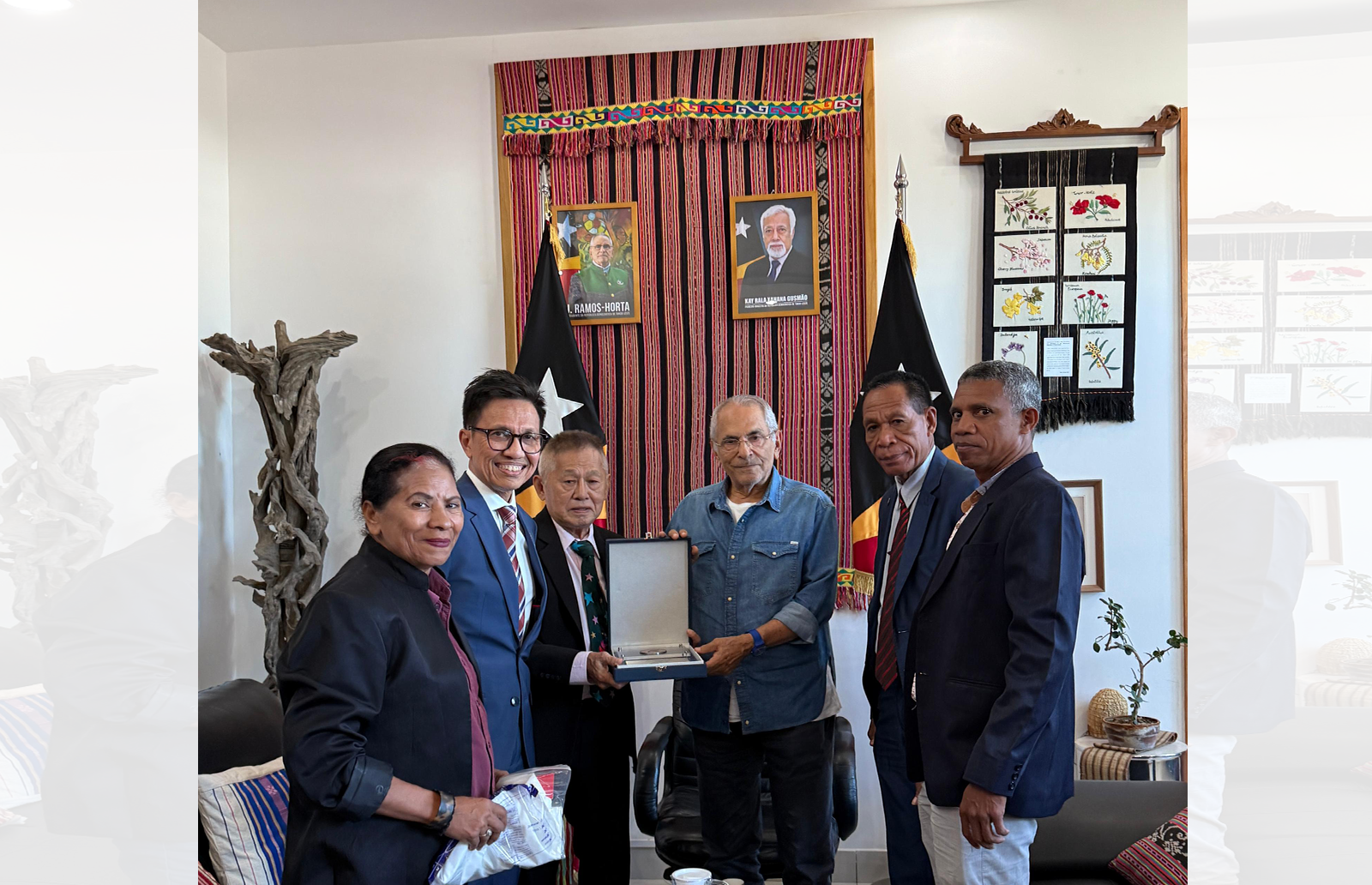 VISIT TO TiMOR LESTE  BY GEN. SURAPONG ARIYAMONGKOL , SR.VICE PRESIDENT AND MR TIGOR TANJUNG,VICE PRESIDENT OF ASIAN ATHLETICS