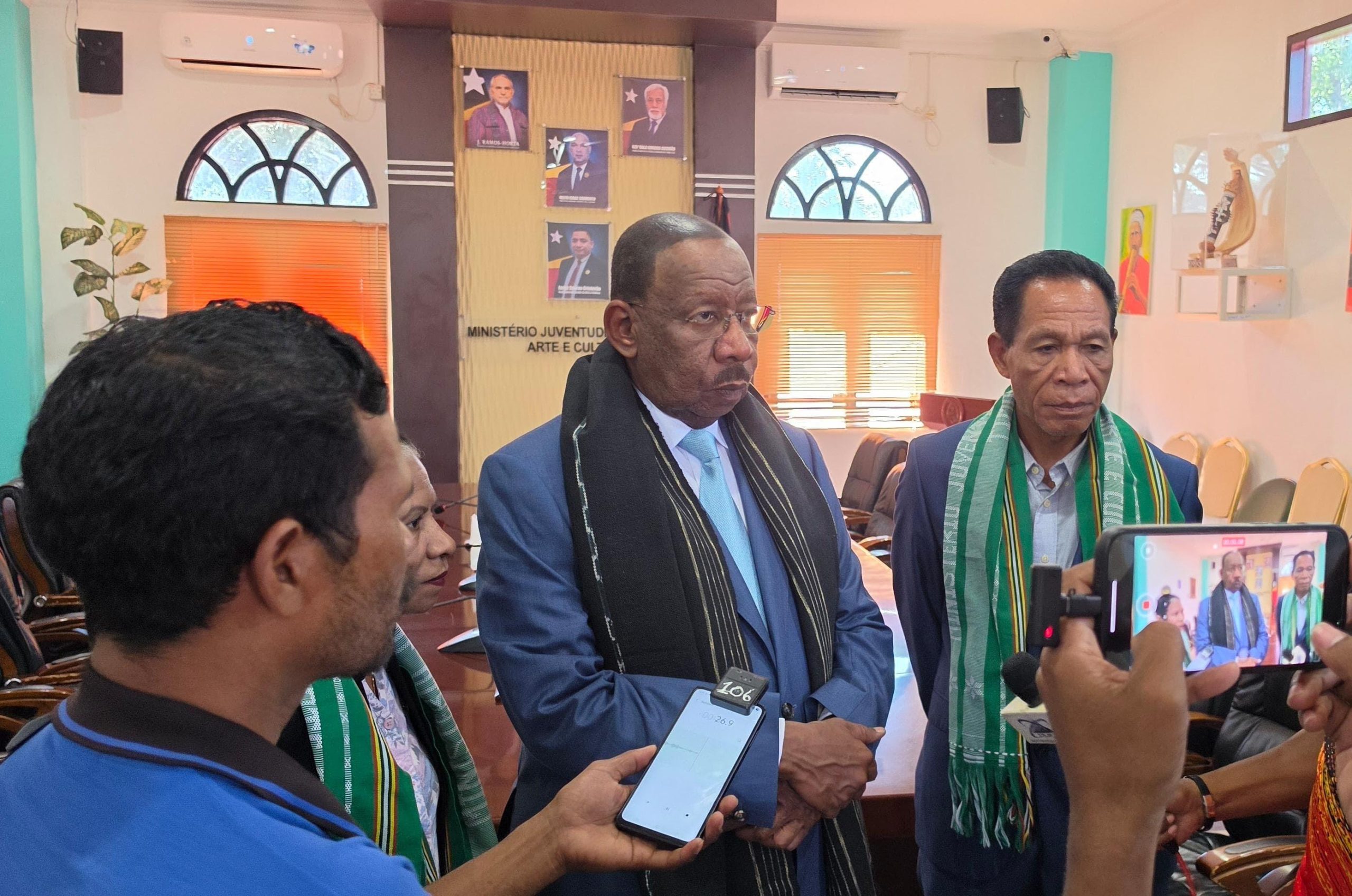 Timor-Leste Athletics Federation representatives